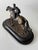 Metal Bronze Statue of Jockey on Racehorse by C. Charles for Max Le Verrier For Sale - Image 7 of 9