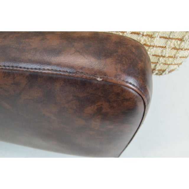 Mid-Century Leatherette Armchairs on Wheels, 1970s, Set of 2 For Sale - Image 15 of 17