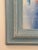 Wood Mid-Century Impressionist Rainy Cityscape by W. Amion – Heavy Slate Blue Frame For Sale - Image 7 of 15