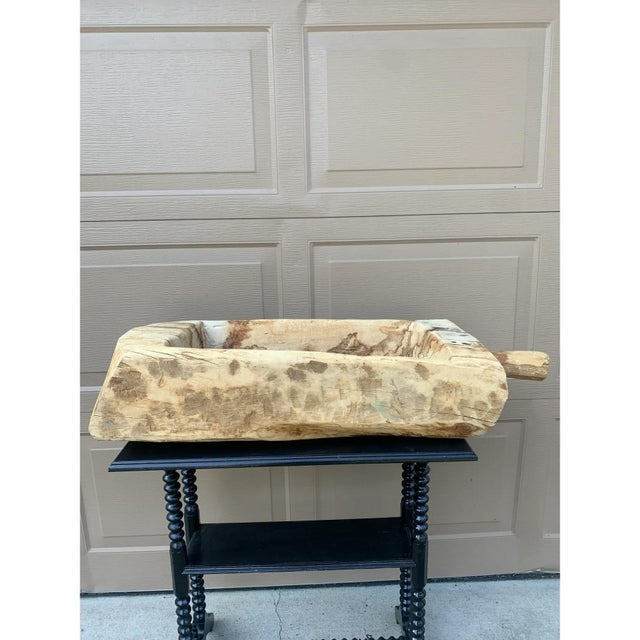 A beautifully weathered French wooden trough dating to the mid-19th century, originally used in the countryside for cheese...