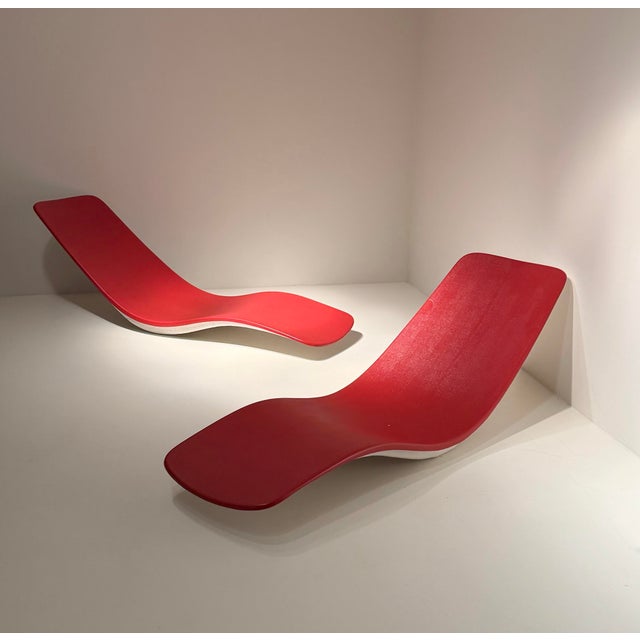 1960s Eurolax Chaise Lounges by Charles Zublena, 1960s, Set of 2 For Sale - Image 5 of 5