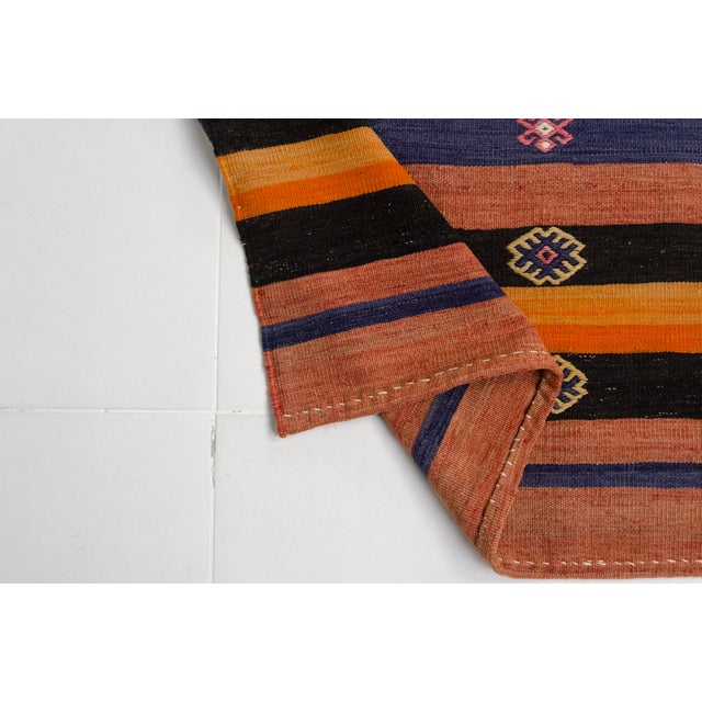 1960s Turkish Antique Vintage Hallway Runner Rug For Sale - Image 5 of 10