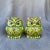 Vintage Hollywood Regency Pink & Green Salt & Pepper Shakers- a Pair For Sale - Image 11 of 11