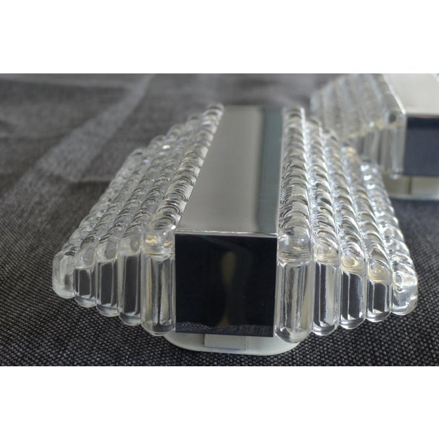 Modern Vintage Frosted Glass and Chromium Sconce from Kaiser Idell / Kaiser Leuchten, 1960s For Sale - Image 3 of 10