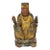Early 19th C. Chinese Qing Gilt Lacquer Carved Wood Daoist Temple Deity Figure For Sale