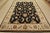 This traditional Agra rug is hand-knotted with a fine wool and silk pile on a cotton foundation. This rug is new and in...