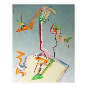 Abstract Acrylic on Paper Painting by James L. Bruch