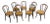 Chairs from Thonet, 1920s, Set of 4 For Sale