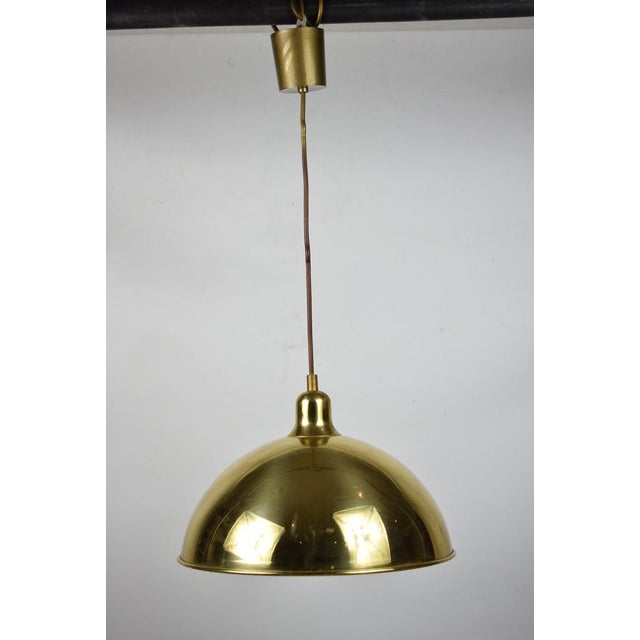 Brass Hanging Lamp, 70s For Sale - Image 14 of 14
