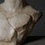 Sculpture representing a bust of the Emperor Augustus. Sculpture of a bust of the Emperor Augustus, in patinated plaster...