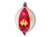Red Vintage German Mercury Glass Ornaments S/3 For Sale - Image 8 of 9