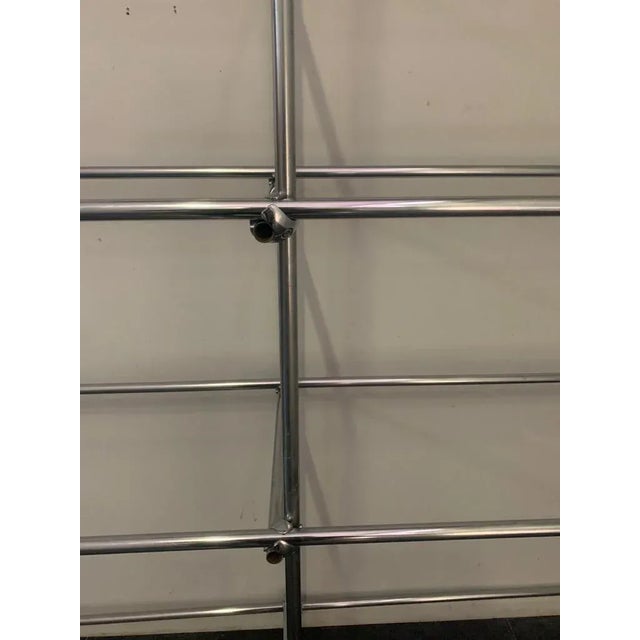 Shelf in Tubular Chrome with Metal Clamps from S.B.E., 1960s For Sale - Image 9 of 18