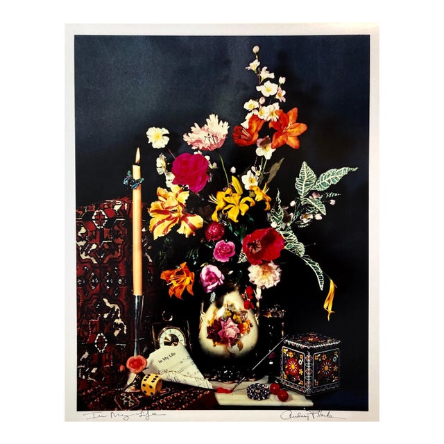 Audrey Flack, Pop Art Vintage Color Photograph Dye Transfer Print "In My Life" Audrey Flack 1984 For Sale
