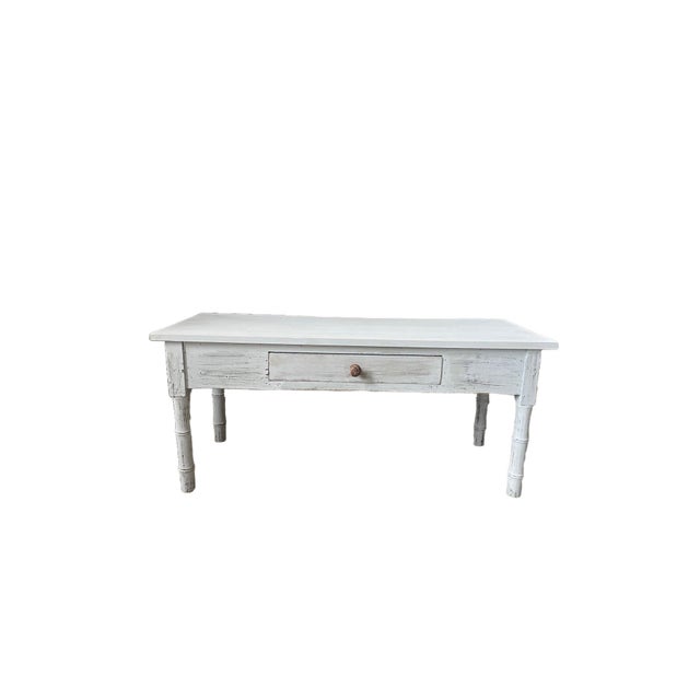 Restored Wooden Coffee Table For Sale - Image 4 of 4