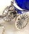Metal Late 20th Century Italian Sterling and Cobalt Murano Glass Fantasy Model of a Horse & Carriage For Sale - Image 7 of 13
