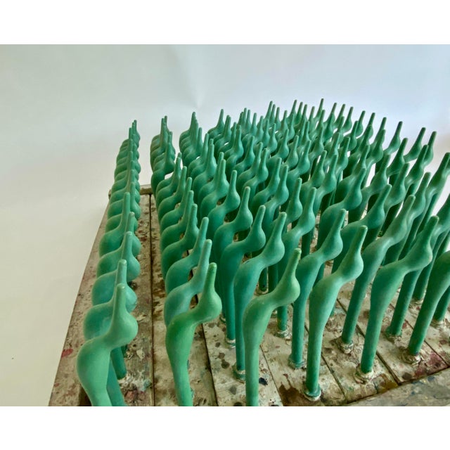 Vintage Industrial Green Bird Balloon Mold For Sale - Image 4 of 5