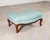 Louis XV Style Bergère Lounge Chair in Tiffany Blue + Ottoman For Sale - Image 18 of 18