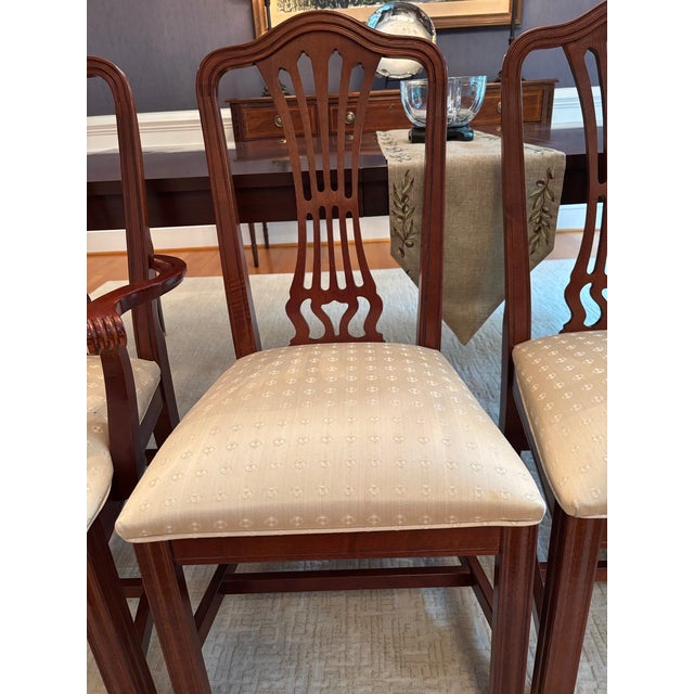 Late 20th Century Beautiful America Drew Chippendale Dining Chairs - Set of 6 For Sale In Richmond - Image 6 of 18