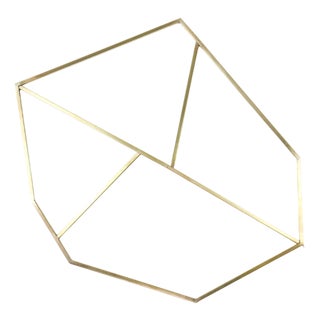 Wall Kite Lamp in Raw Brass, 2000s For Sale