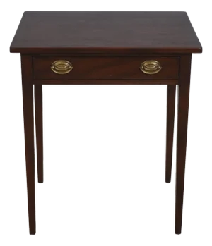 Kittinger Colonial Williamsburg Walnut 1 Drawer Table