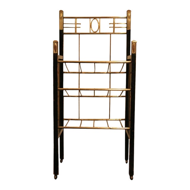 Early 20th Century Vienna Secession Magazine Stand in the Style of Moser and Hoffmann For Sale