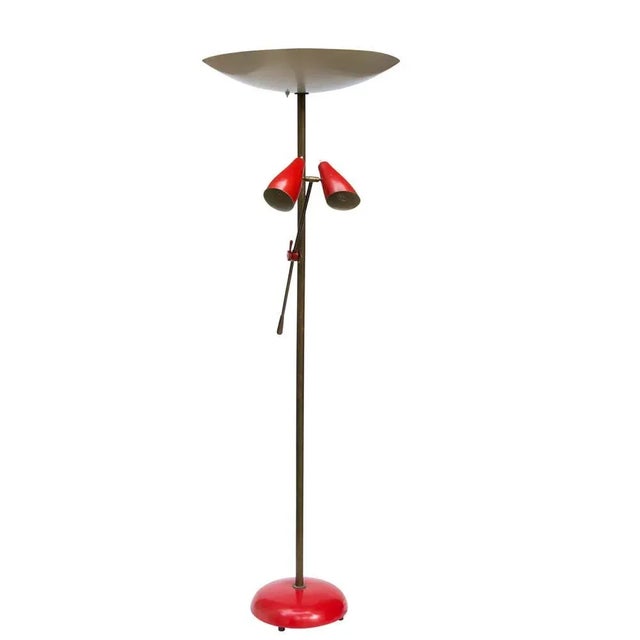 Mid-Century Modern Floor Lamp, 1950s For Sale - Image 3 of 10