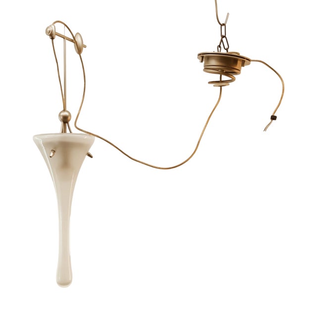 Murano Glass Suspension Light For Sale
