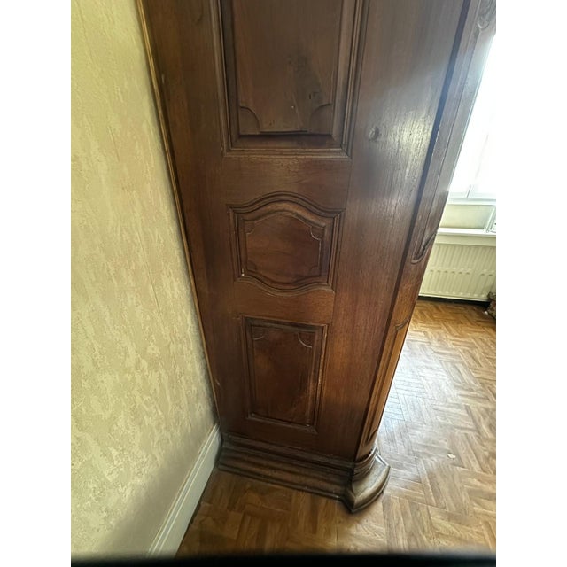 Large Alsatian Louis XV Style Wardrobe in Walnut, 18th Century For Sale - Image 18 of 18