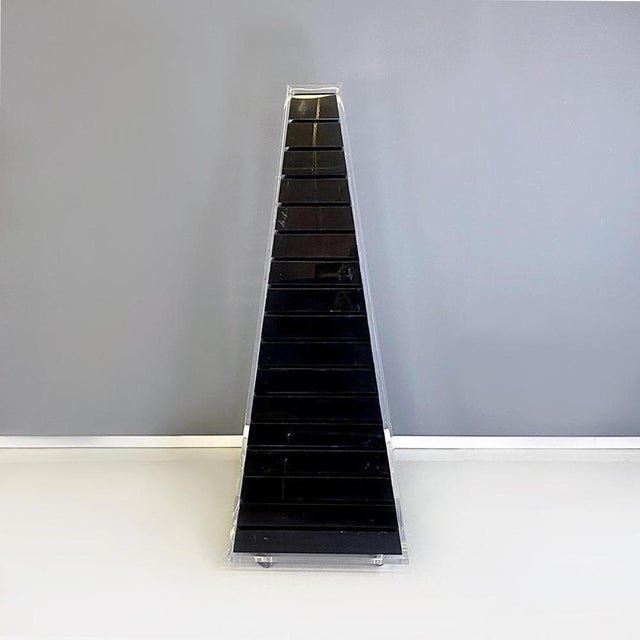 Modern Italian Pyramid Chest of Drawers attributed to Shiro Kuramata for Cappellini, 1980s For Sale - Image 4 of 18