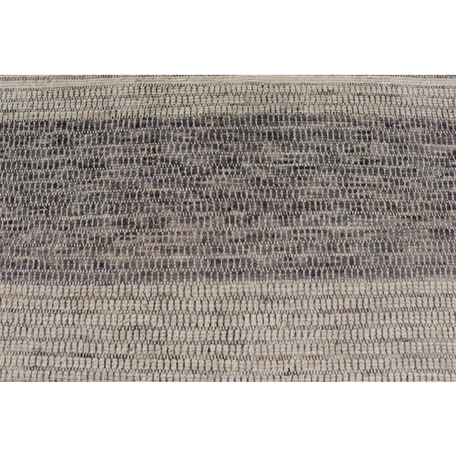 Early 21st Century Hand-Knotted Modern Tribal Rug by Keivan Woven Arts, Wool, 9'5 X 12'1 For Sale - Image 5 of 12