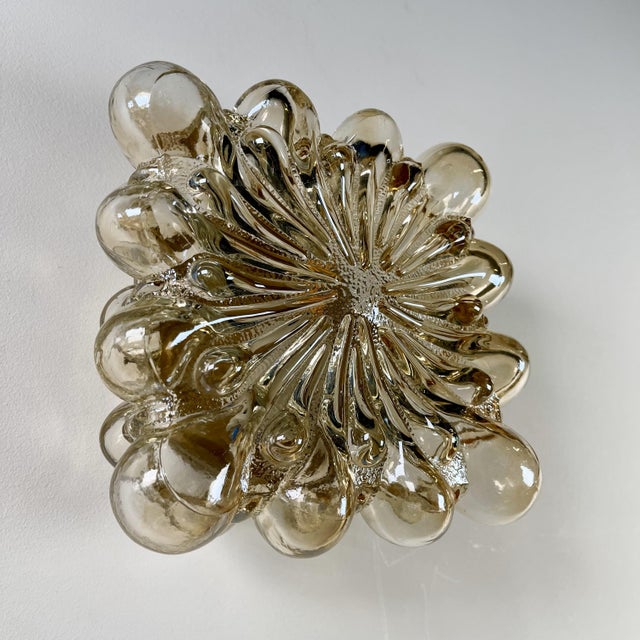 Bubbleglass Lamp by Helena Tynell for Glashutte Limburg, 1960s For Sale - Image 9 of 9