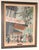 Impressionist French Street scene painting by John Morris (before 1920-1991), circa 1960's. Oil on masonite. Frame...