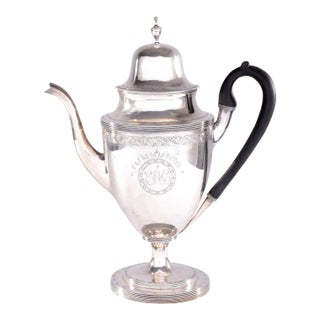 American Sterling Silver Coffee Pot For Sale