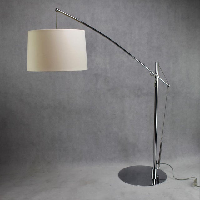 Silver Vintage Table Lamp from Sorpetaler Leuchten, 1980s For Sale - Image 8 of 8