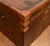 Vintage Leather Steamer Campaign Chest For Sale - Image 5 of 8