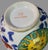 Late 20th Century Vintage Wbi Chinoiserie Happy Sun Face Floral Colorful Hand Painted Bowl For Sale - Image 5 of 7