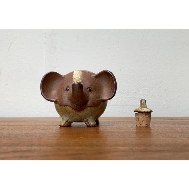 Vintage Elephant Oil Lamp by Ibuki For Sale - Image 18 of 18