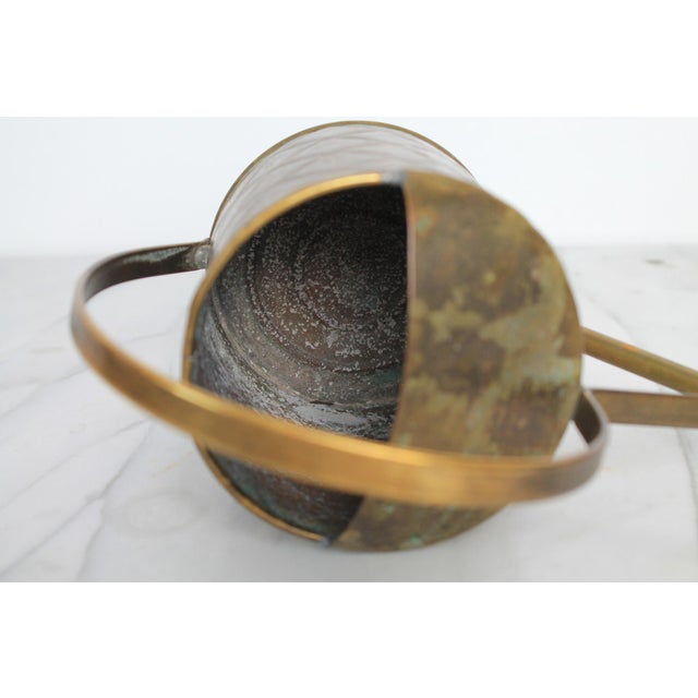 Brass Vintage English Brass Watering Can For Sale - Image 8 of 11