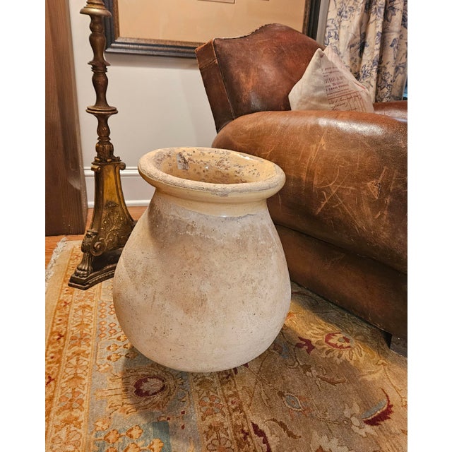 19th Century Glazed Antique French Confit Pot, Vessel , Olive Jar For Sale - Image 4 of 15