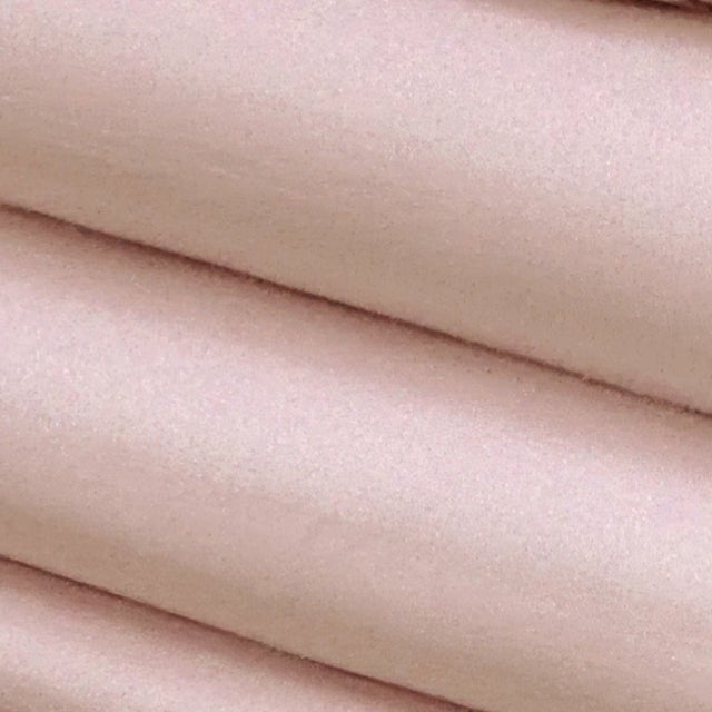 Wood Feguson Pink Rattan Linen Cushioned Bench For Sale - Image 7 of 7