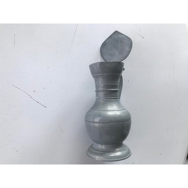 Tin Jug with a Lid Decorated with Acorns, 1890s For Sale - Image 14 of 15