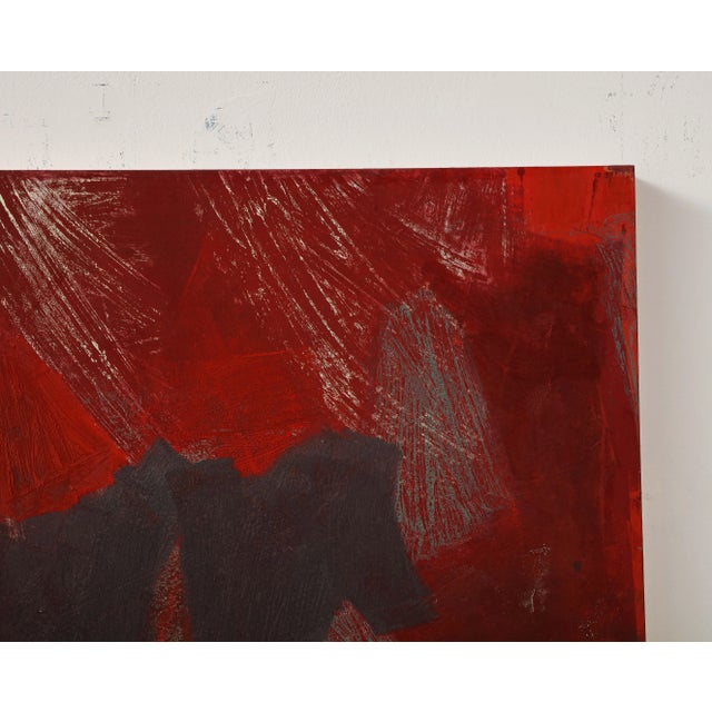 “Modern Angst” Original Abstract Painting on Panel For Sale - Image 4 of 12