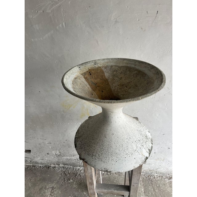 Vintage Sculptural Concrete Planter, 1970s For Sale - Image 6 of 7