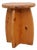 Swedish Rustic Pine Stool, 1970s For Sale