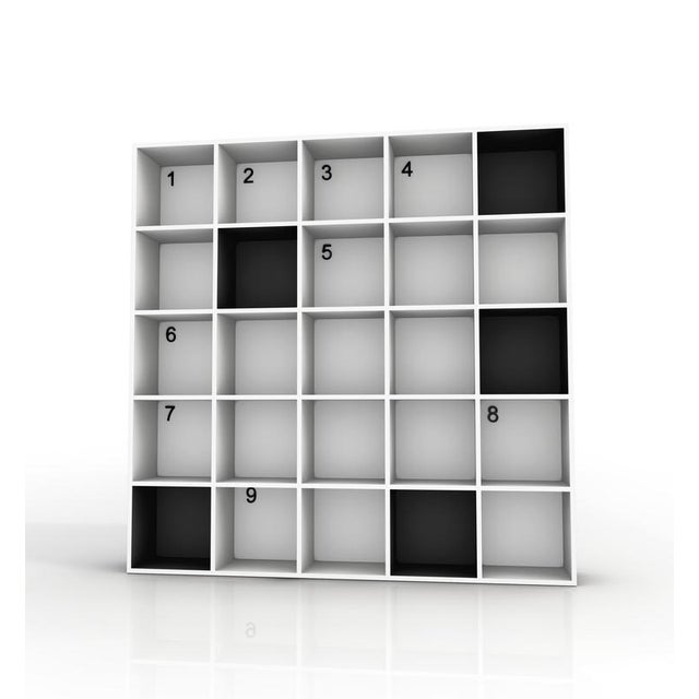 Gray Shakespeare & Company Bookshelf in Powder-Coated Aluminum by Altreforme For Sale - Image 8 of 8