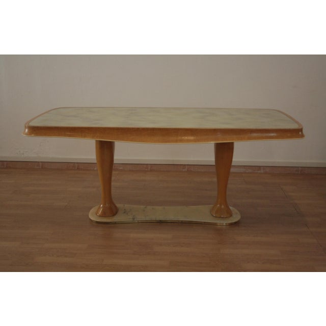 Mid-Century Modern Table in Walnut by Vittorio Dassi, 1950s For Sale - Image 9 of 18