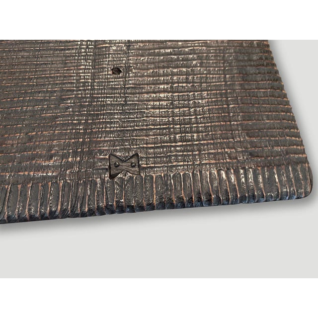 Wood Andrianna Shamaris Mid Century Couture Hand Carved Dining Table or Console For Sale - Image 7 of 18