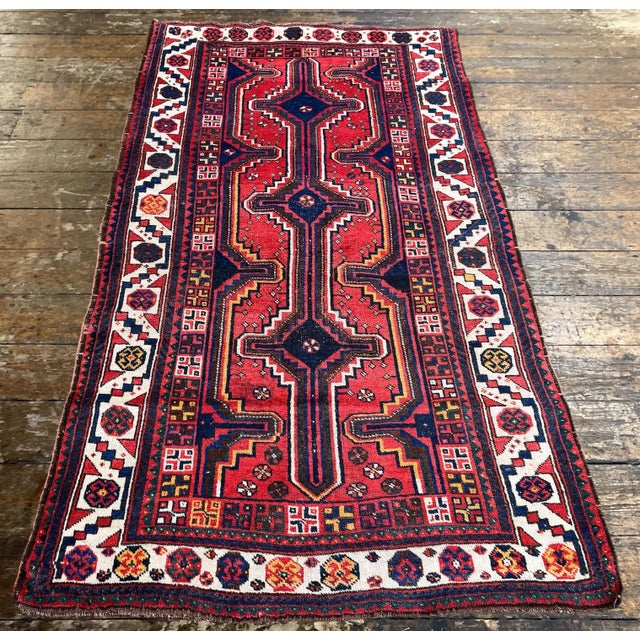 Antique Lori Rug in Wool, 1920s For Sale - Image 4 of 18