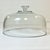 Transparent Early 20th C Antique French Chippendale Hollywood Regency Heavy Glass Cloche For Sale - Image 8 of 8