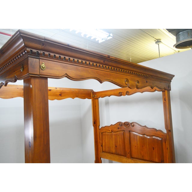 Ethan Allen Queen Canopy Bed Chairish